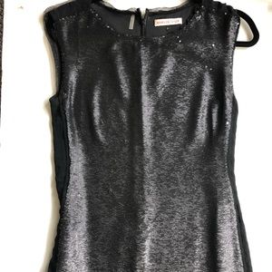 Rebecca Taylor Black Sequined Dress.